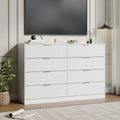 Plinth Fluted Eight-Drawer Dresser
