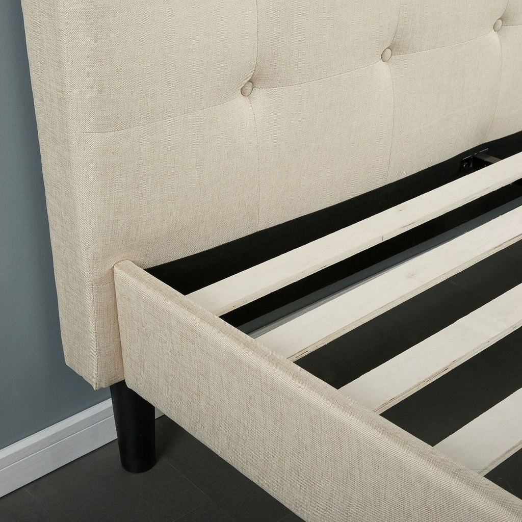 Tailored Upholstered Platform Bed