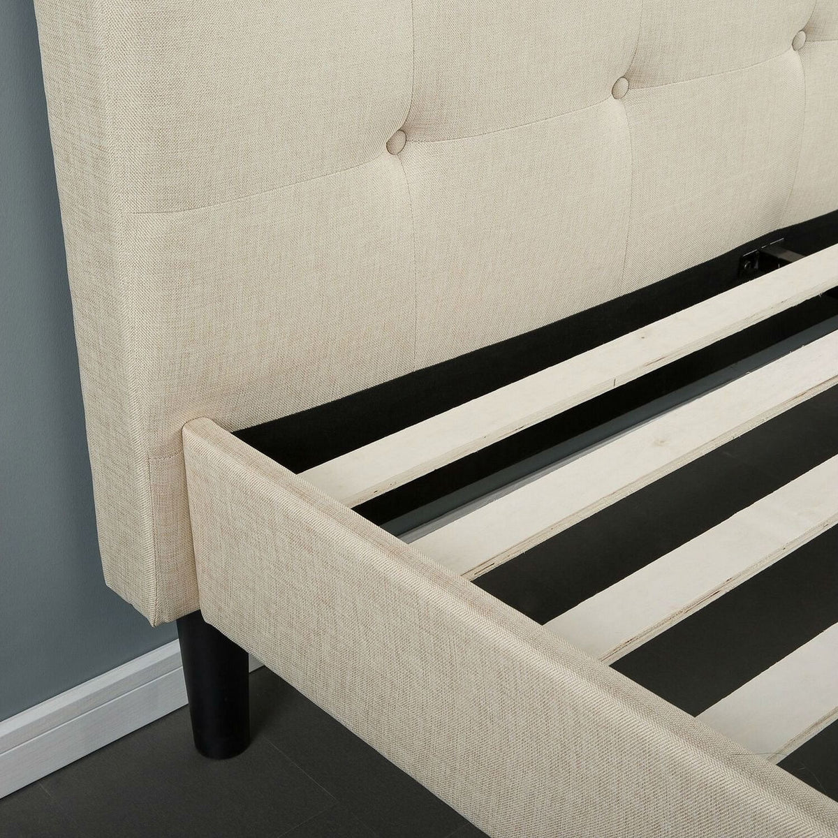 Tailored Upholstered Platform Bed