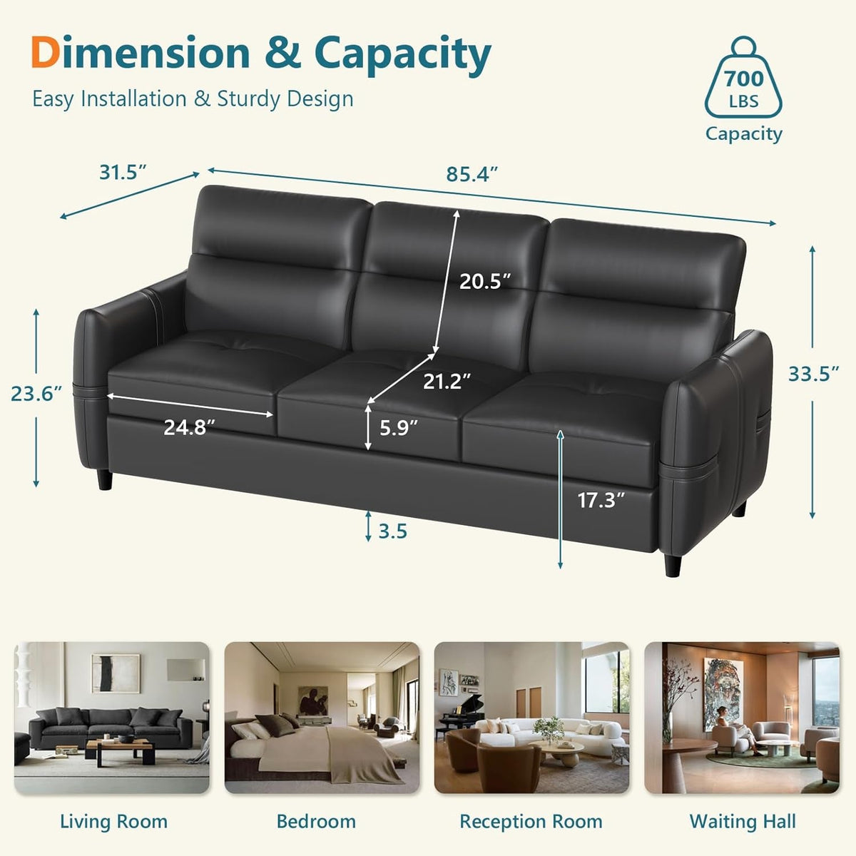 Lucien Executive Sofa