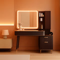 Noelle Vanity Desk with Mirror Lighting