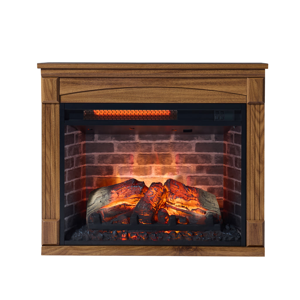 Walnut Fireplace Mantel