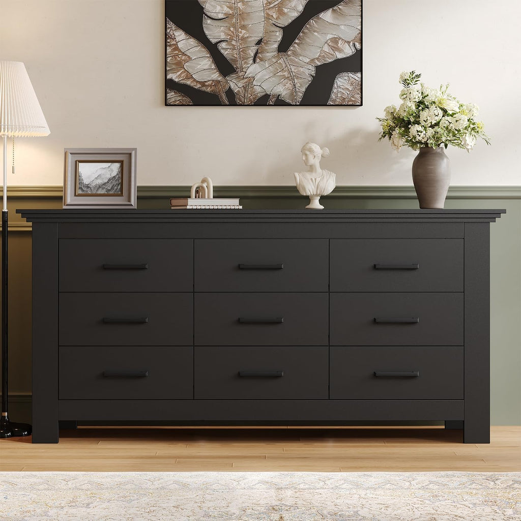 Classic Nine-Drawer Dresser