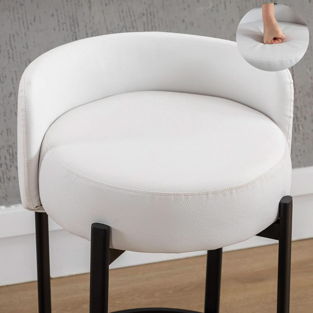 Solene Curved Counter Stools, Set of 2