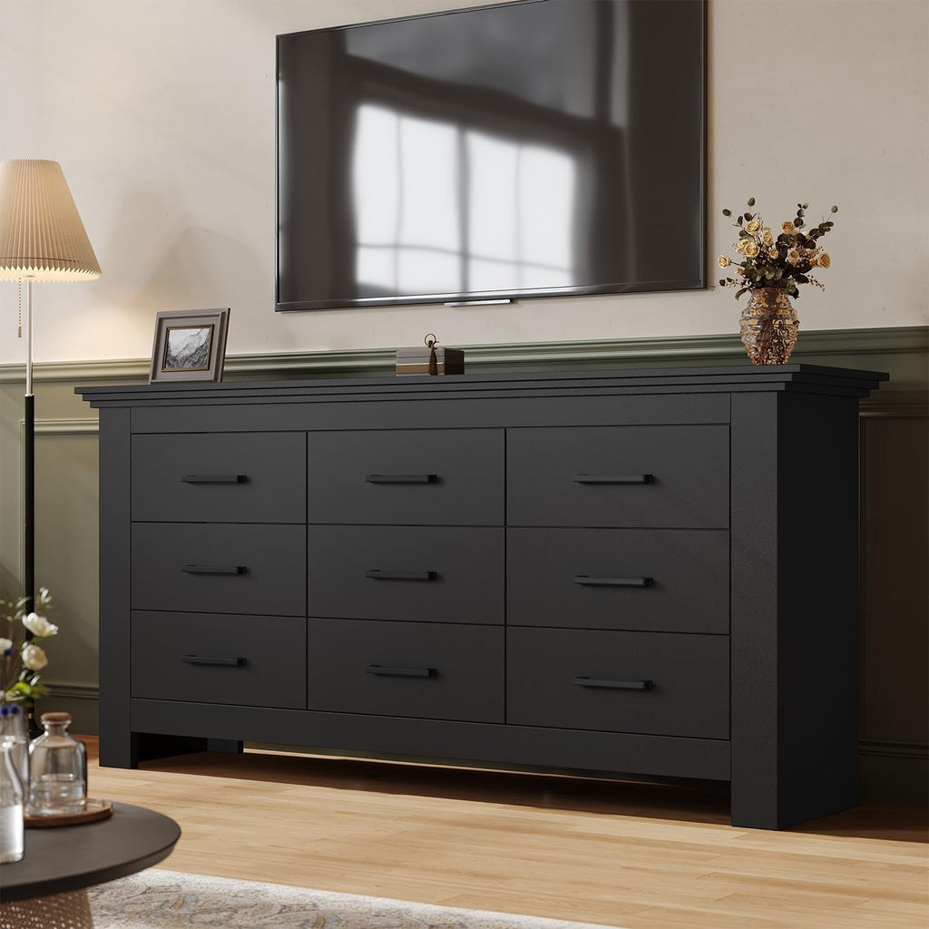 Classic Nine-Drawer Dresser