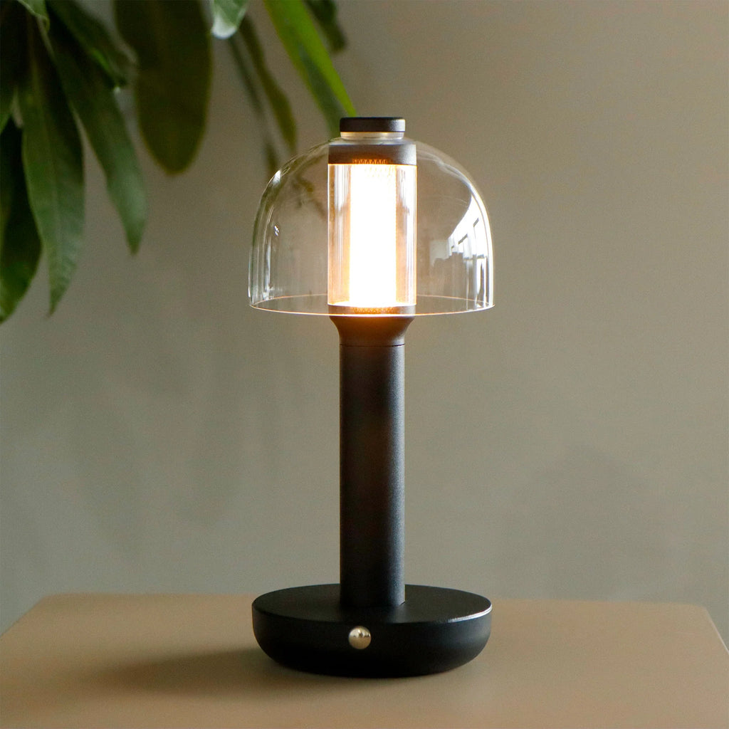 Glass Dome Touch Table Lamp