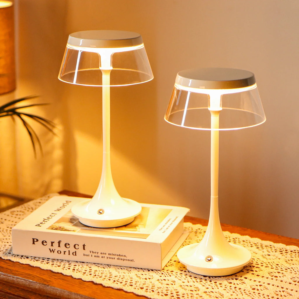 Tapered Cordless Table Lamp