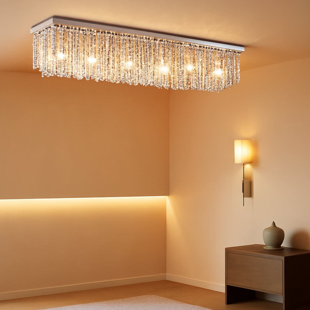 Vespera Crystal Linear Chandelier