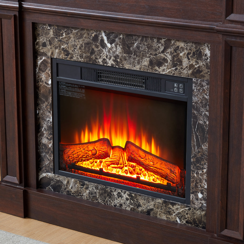Traditional Wood Fireplace Mantel