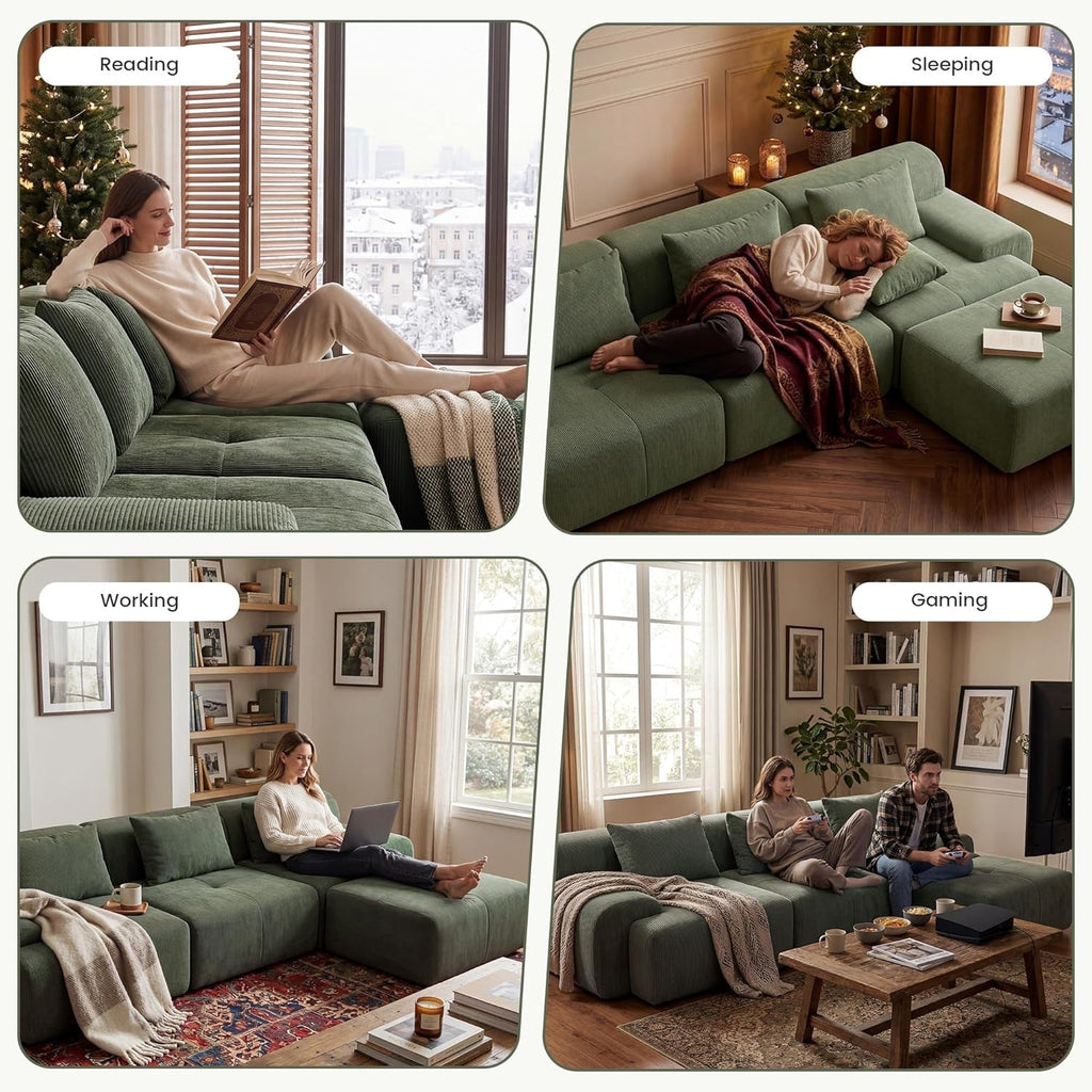 Maren Corduroy Modular Sectional
