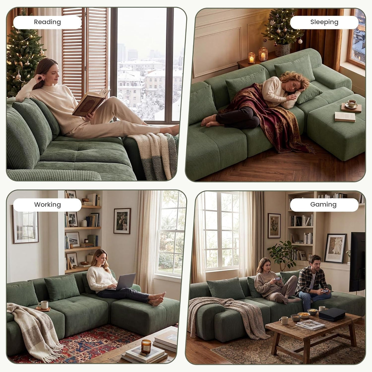Maren Corduroy Modular Sectional
