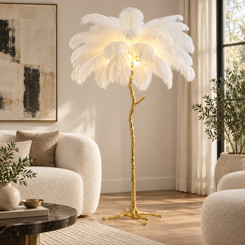 Aveline Feather Tree Floor Lamp