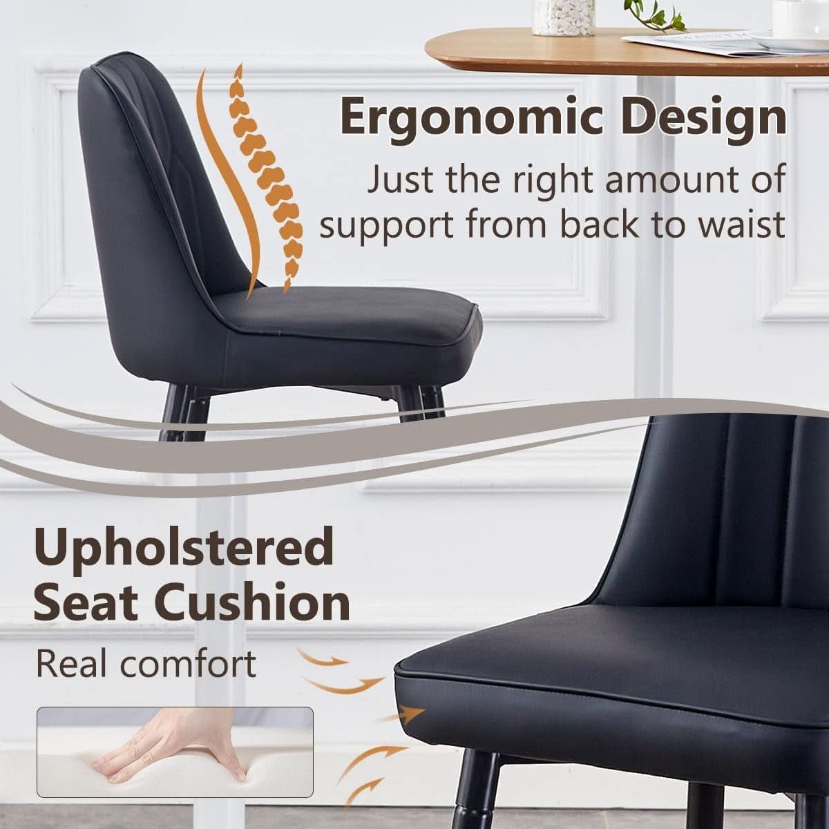 Noelle Channel Counter Stools, Set of 2