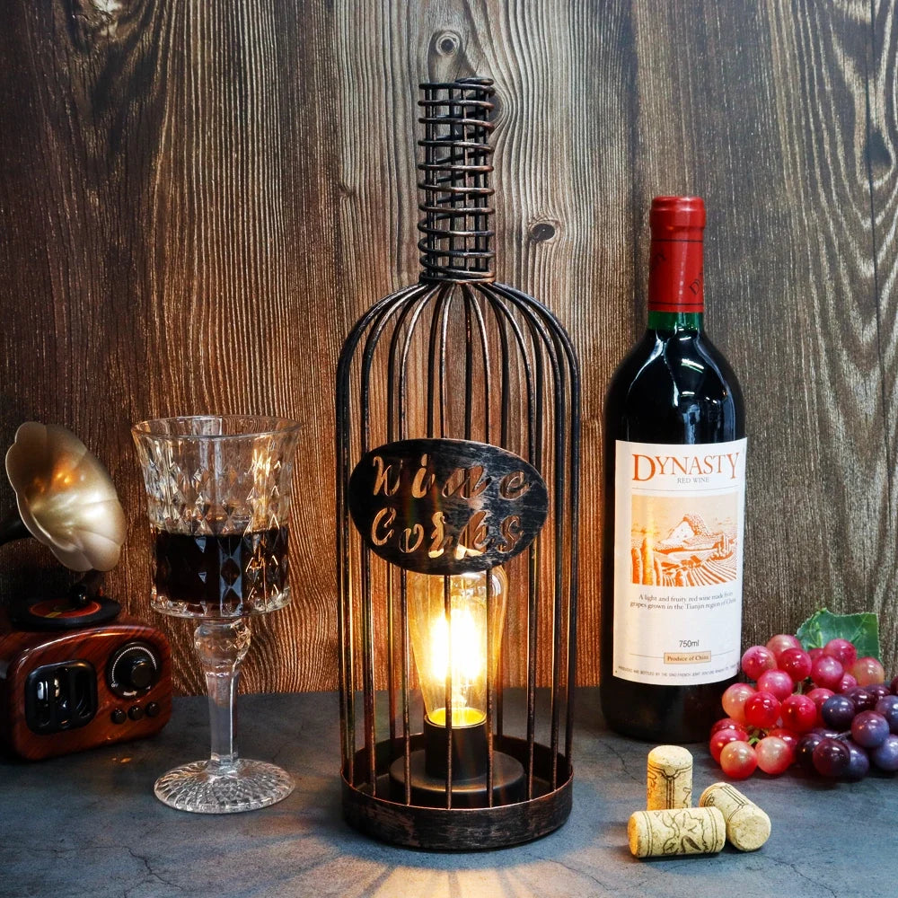 Wine Bottle Accent Lamp