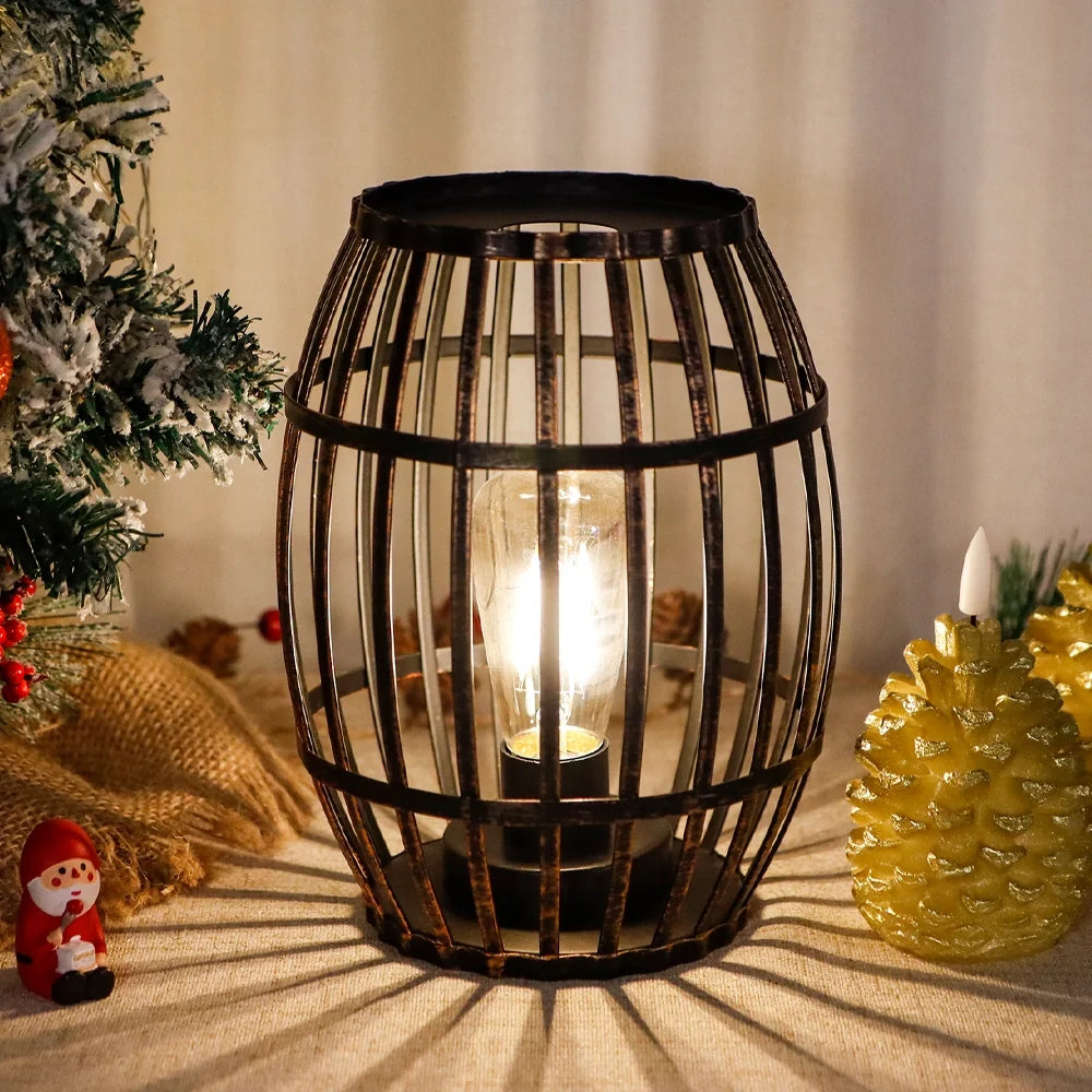 Wine Barrel Accent Lamp