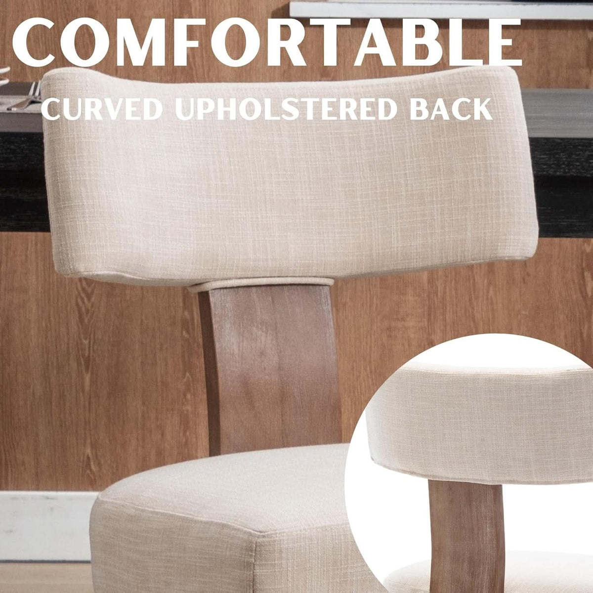 Sabine Linen Dining Chairs - Set of 6