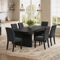 Bellamy 7-Piece Black Dining Set
