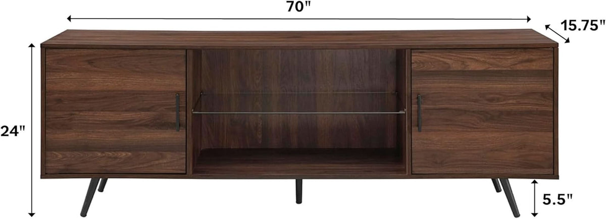 Dark Walnut TV Console