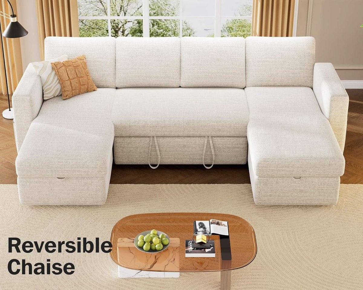 Elara U-Shaped Sleeper Sectional