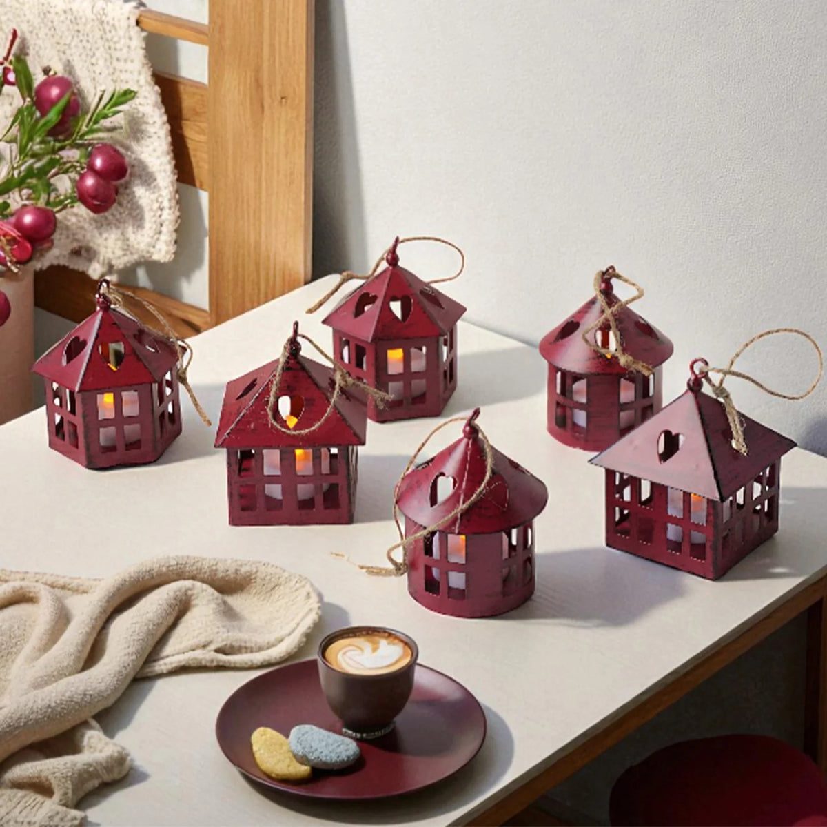 Mini Candle Lanterns — Set of 6