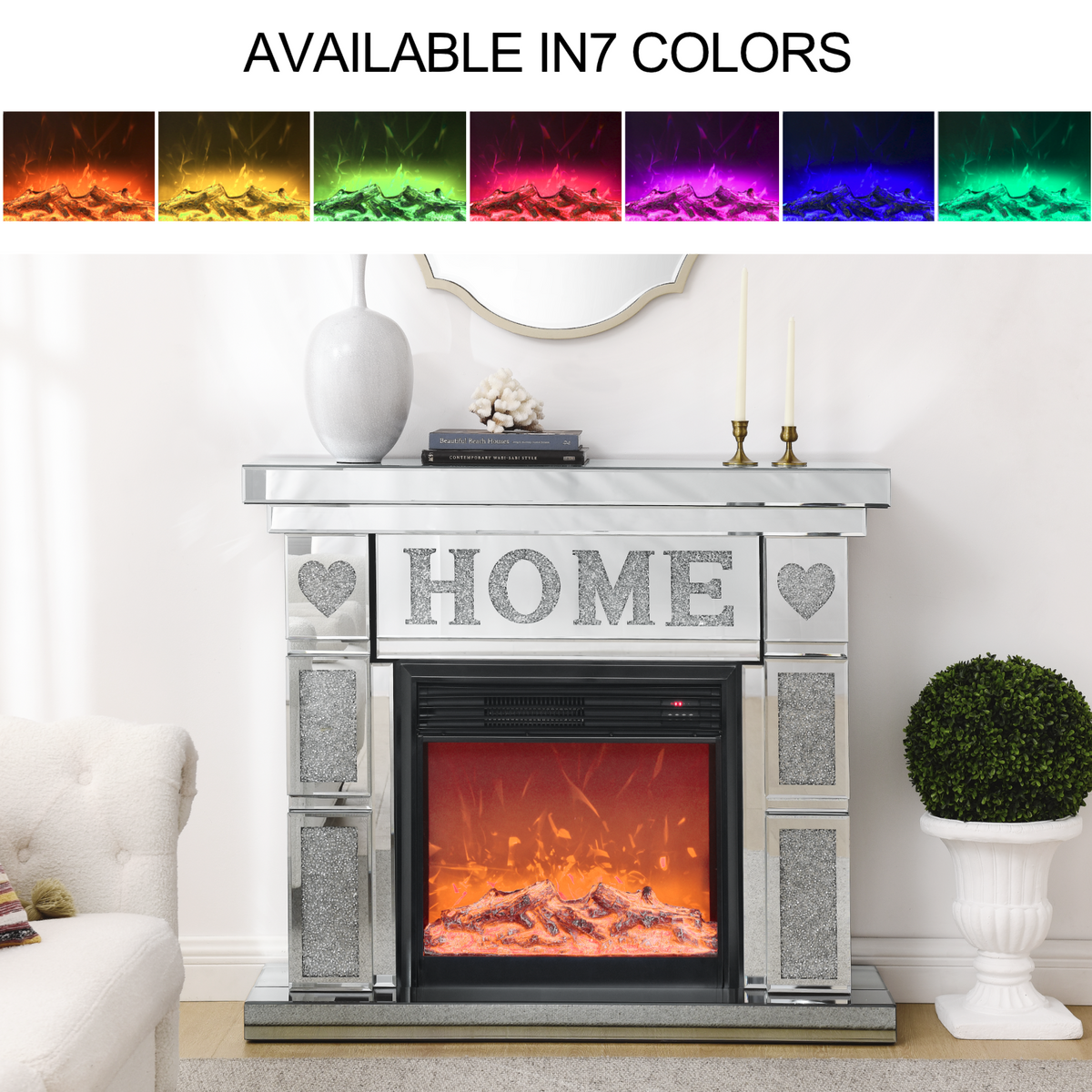 Sparkle HOME Fireplace Mantel
