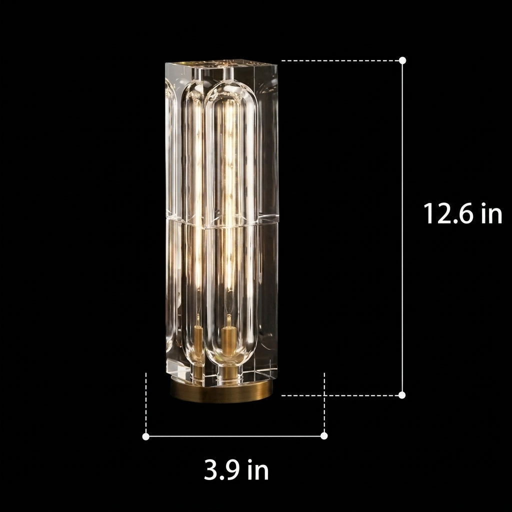 Crystal Capsule Table Lamp