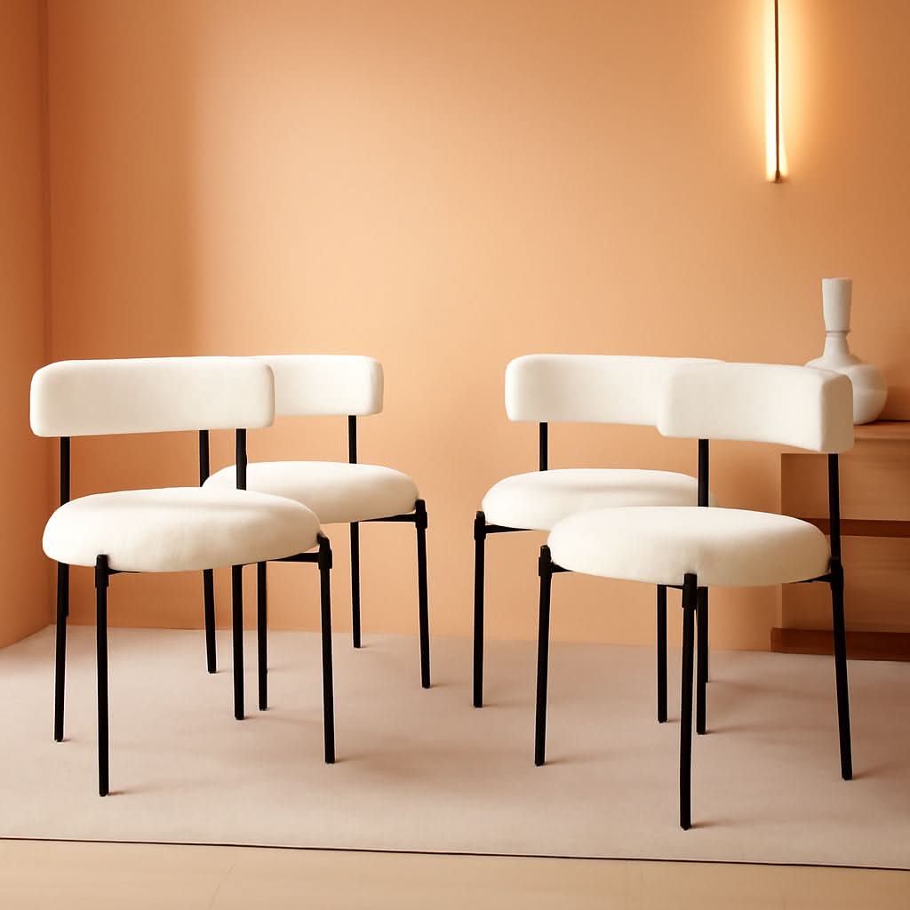 Éliane Sherpa Dining Chairs - Set of 2