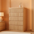 Fluted Five-Drawer Chest