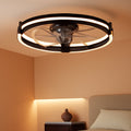 Black LED Ring Ceiling Fan