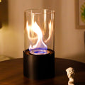 Glass Cylinder Tabletop Fire Bowl