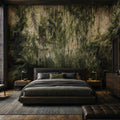 Overgrown Moss Cliff Wall Mural