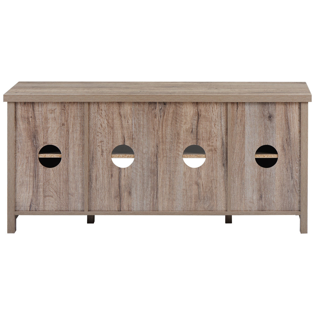 Rustic Barn Door TV Console