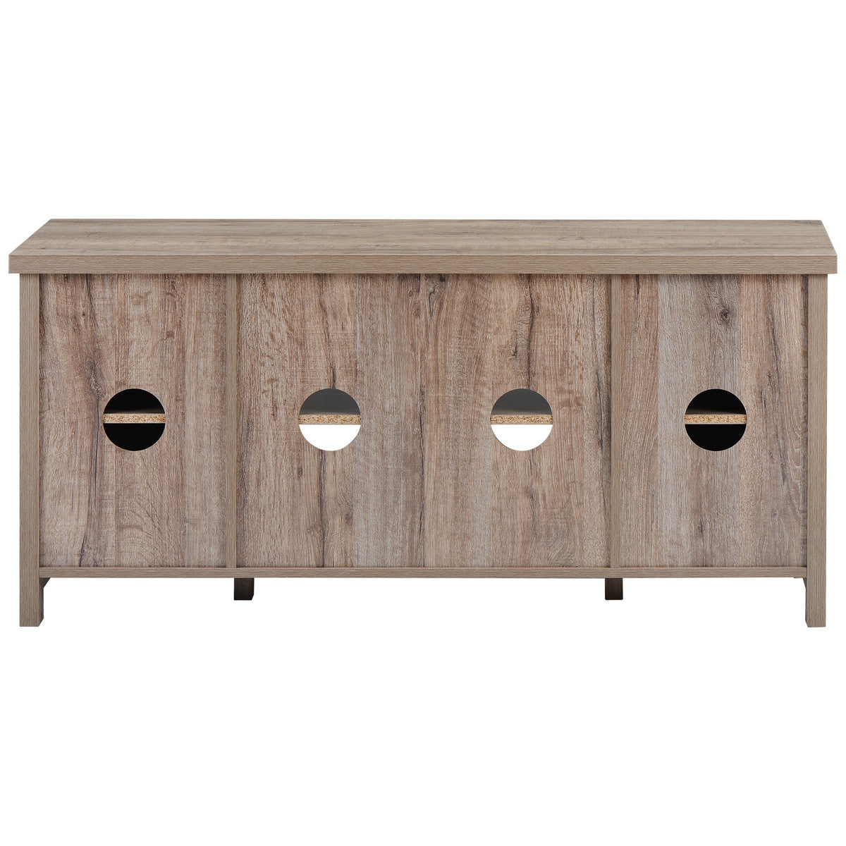 Rustic Barn Door TV Console