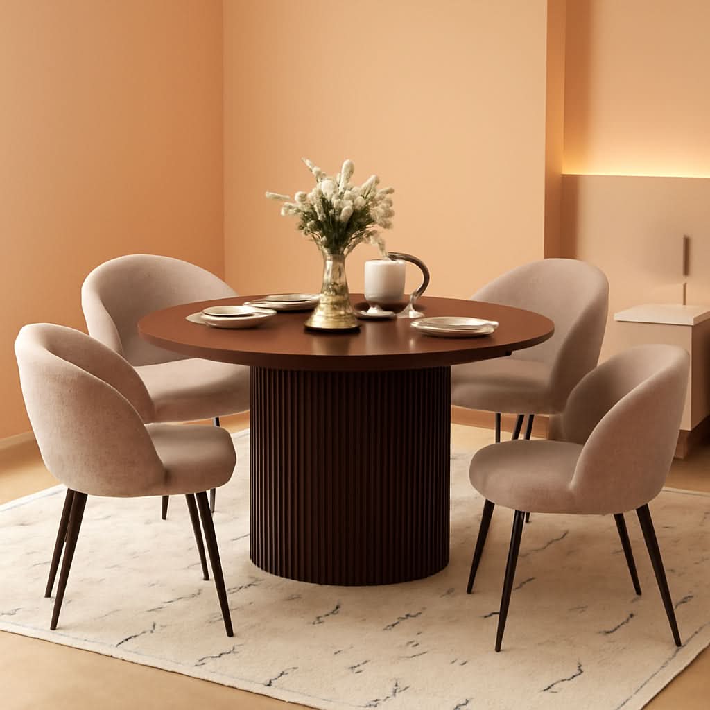 Amara 5-Piece Round Dining Set