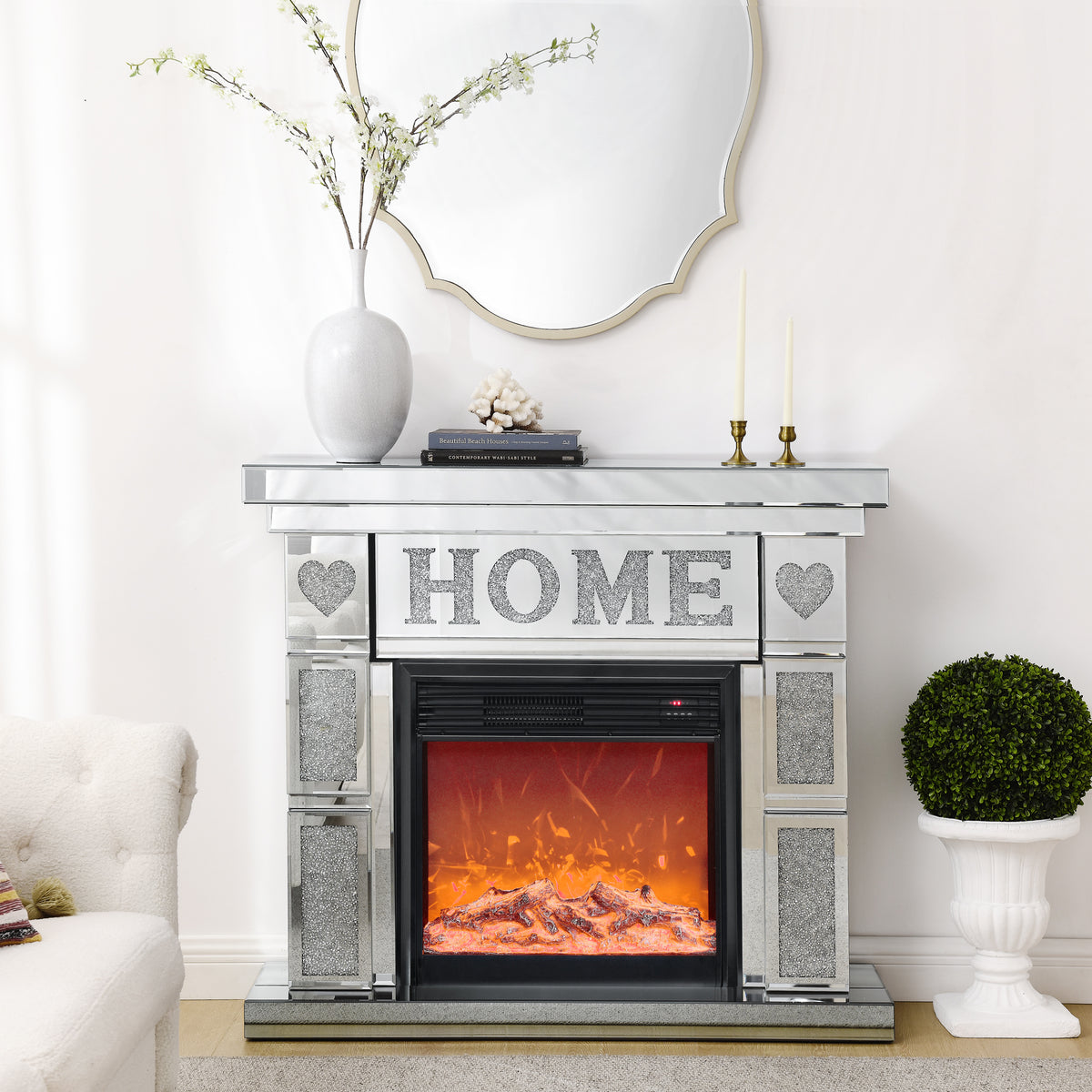 Sparkle HOME Fireplace Mantel