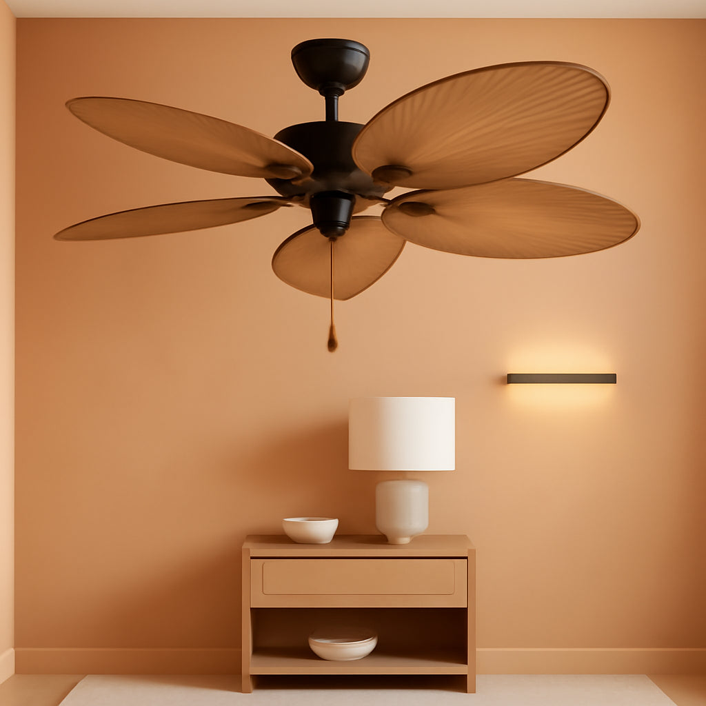 Palm Leaf Ceiling Fan