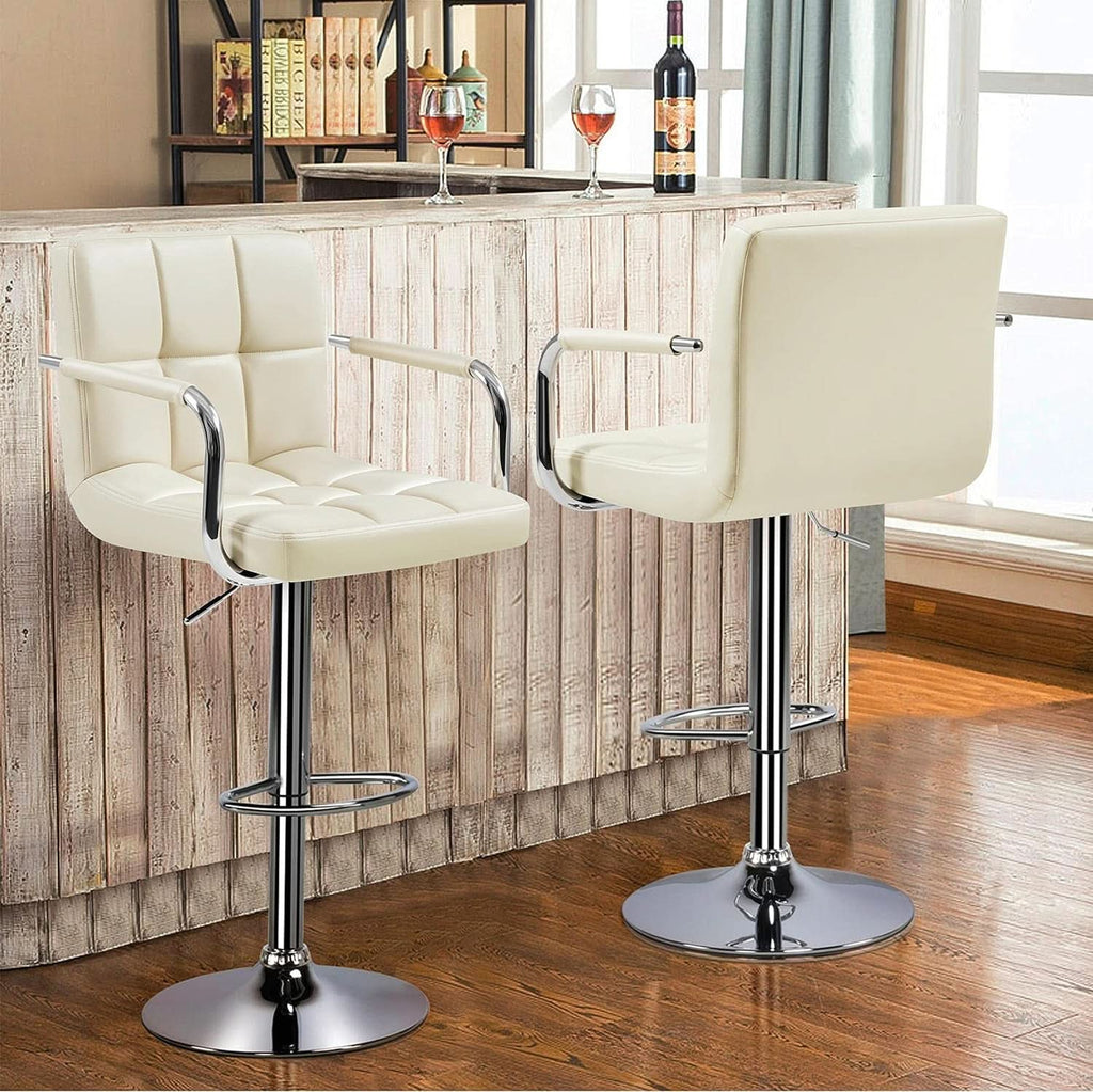 Amelie Champagne Bar Stools, Set of 2