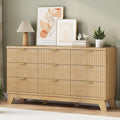 Fluted Nine-Drawer Dresser