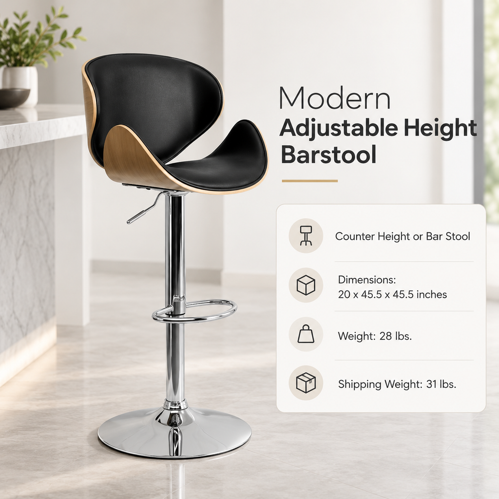 Marcell Swivel Bar Stool