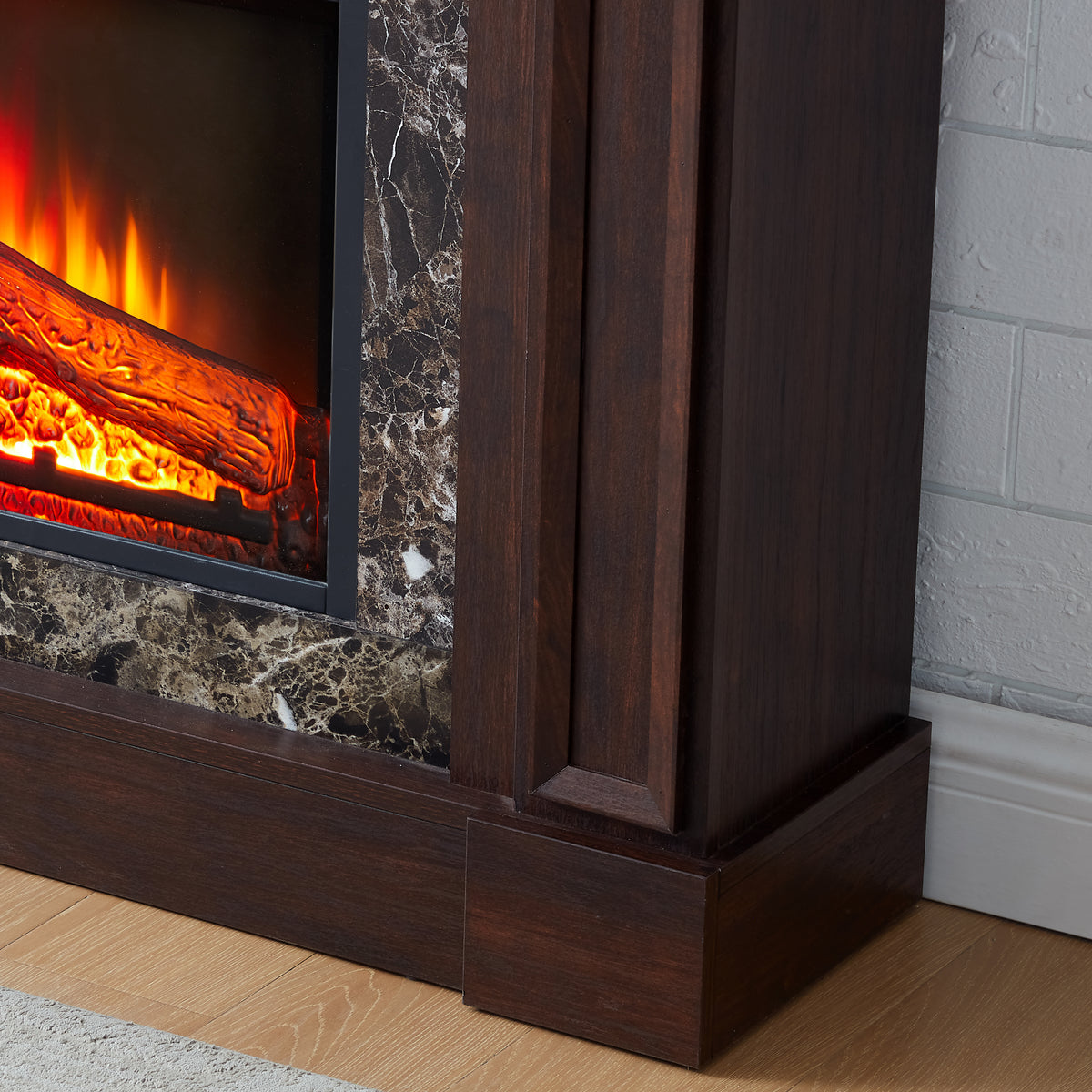 Traditional Wood Fireplace Mantel