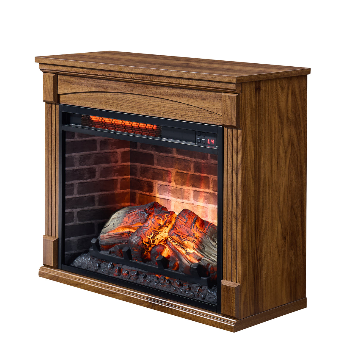 Walnut Fireplace Mantel