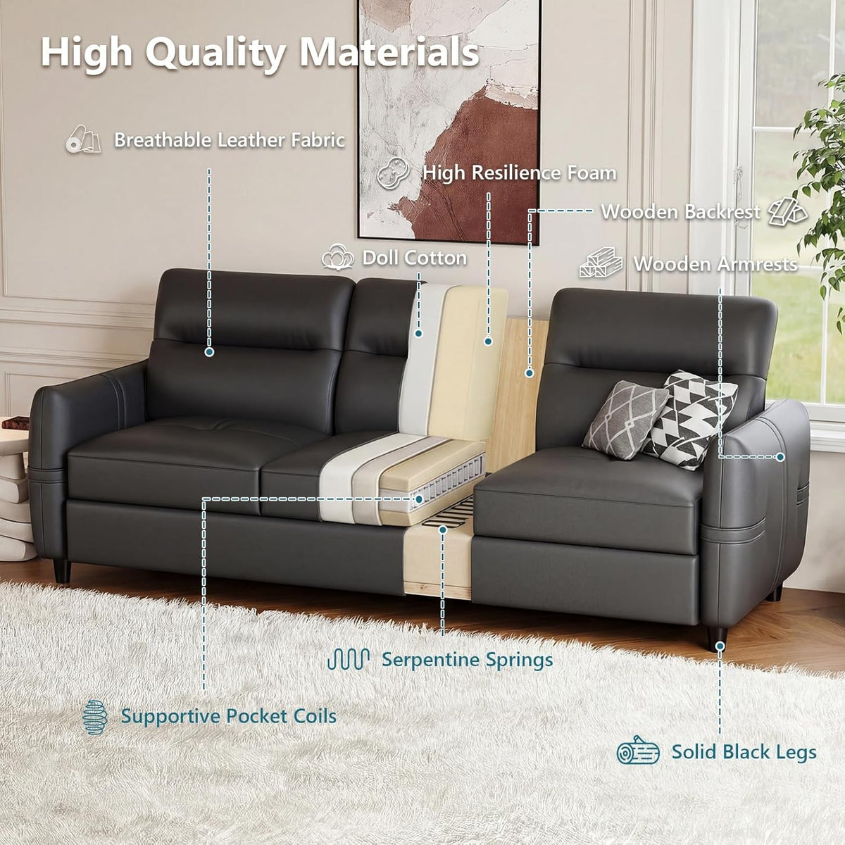 Lucien Executive Sofa