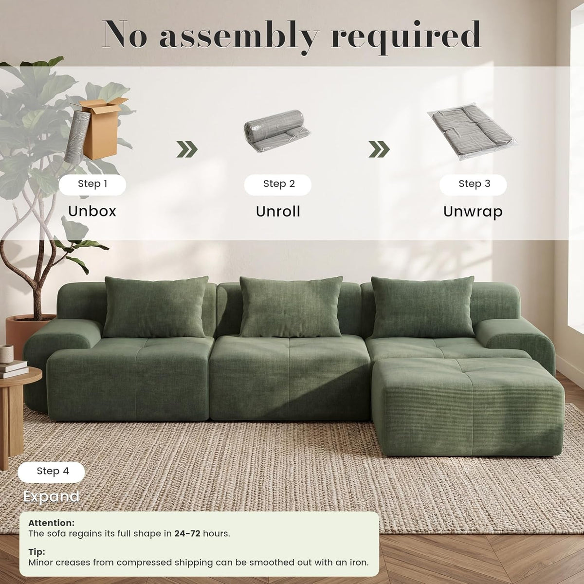 Maren Corduroy Modular Sectional