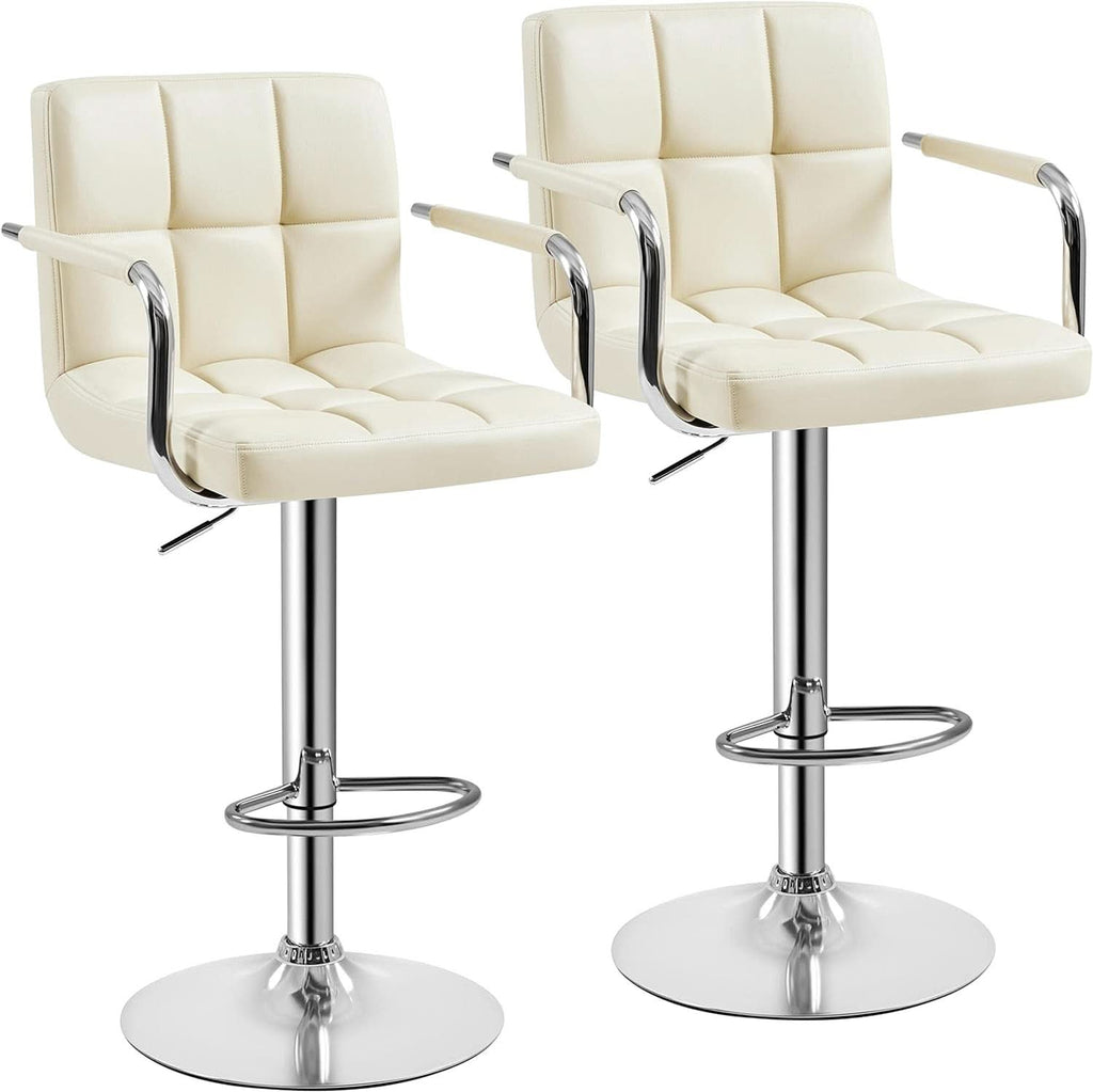 Amelie Champagne Bar Stools, Set of 2