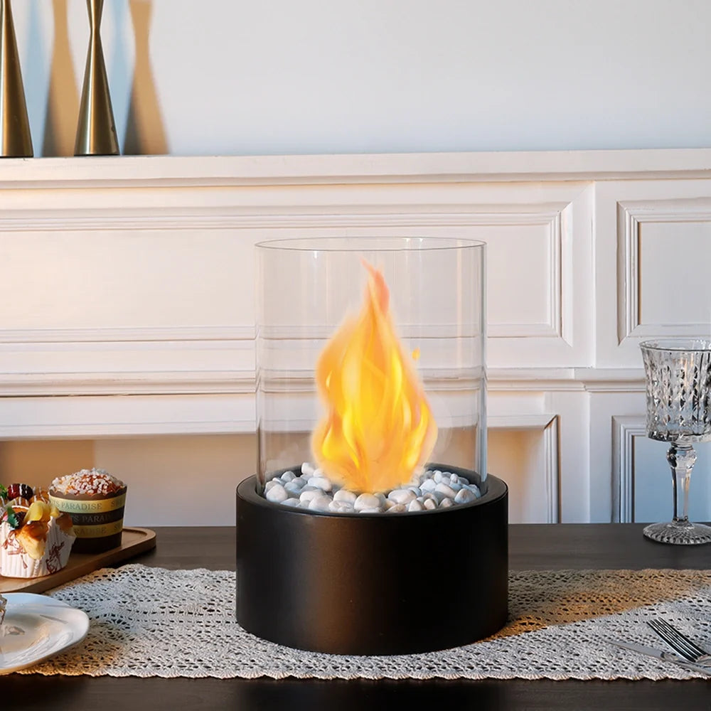 Glass Tabletop Fire Bowl