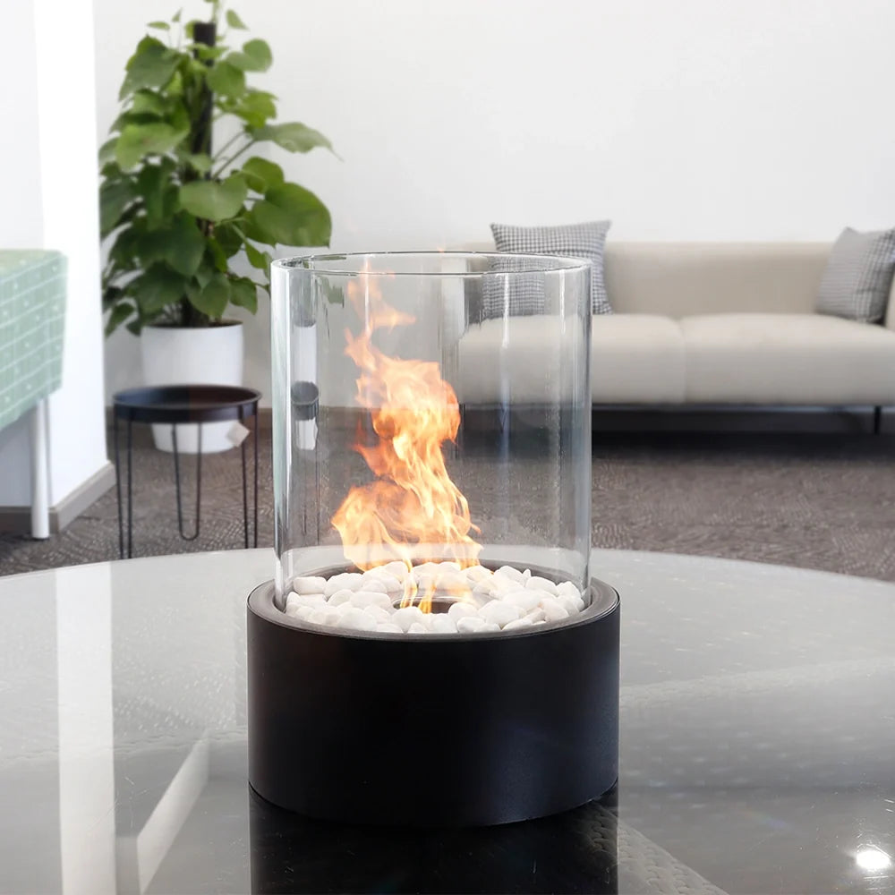 Glass Tabletop Fire Bowl