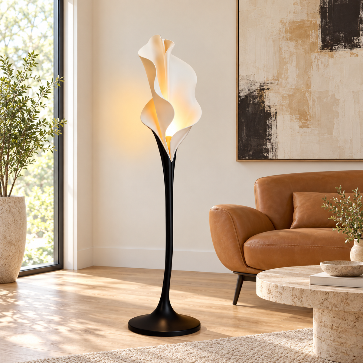 Lucera Sculptural Floor Lamp