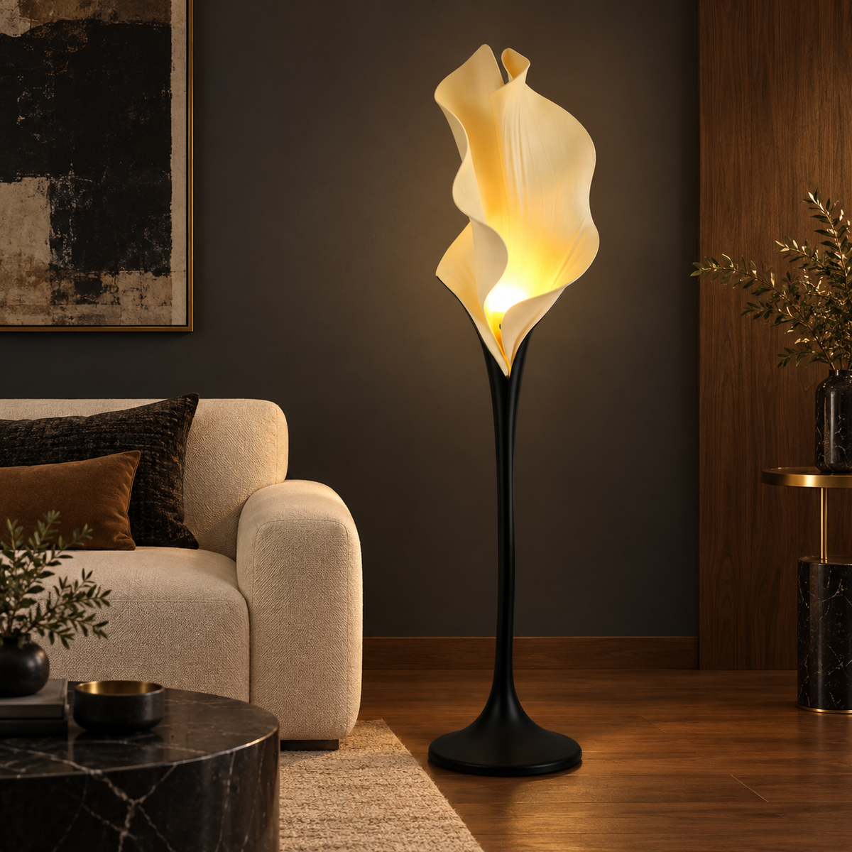 Lucera Sculptural Floor Lamp