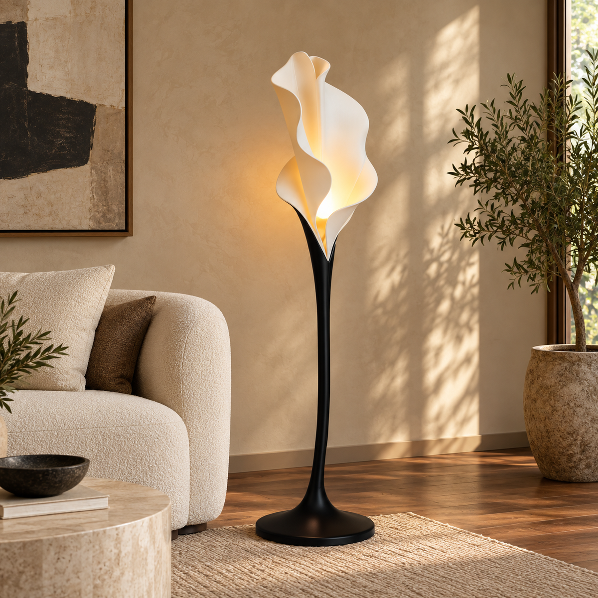 Lucera Sculptural Floor Lamp