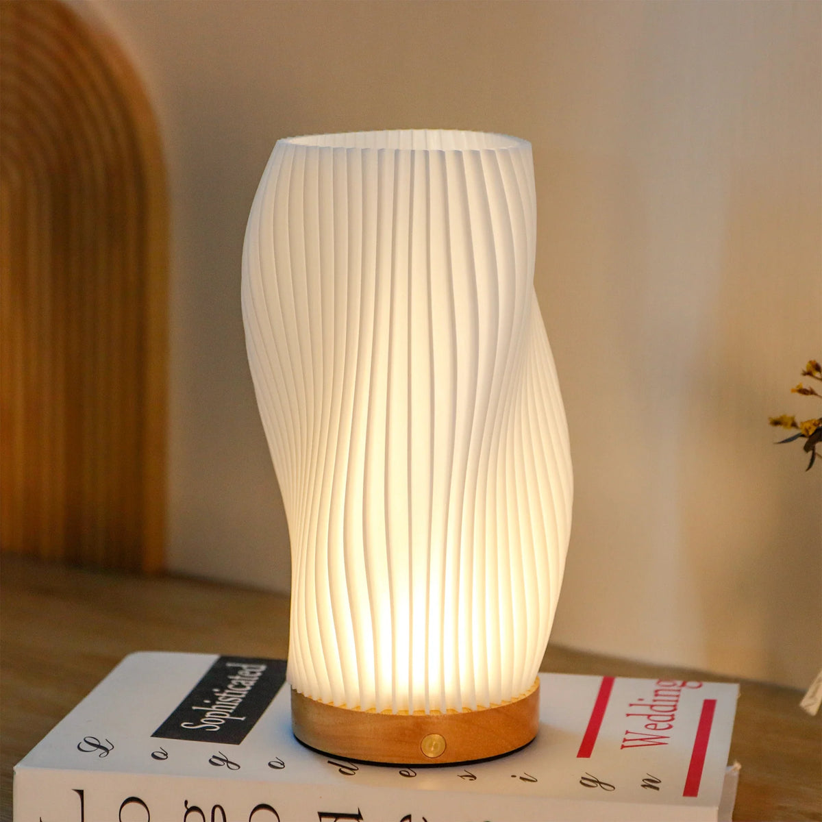 Spiral Touch Table Lamp